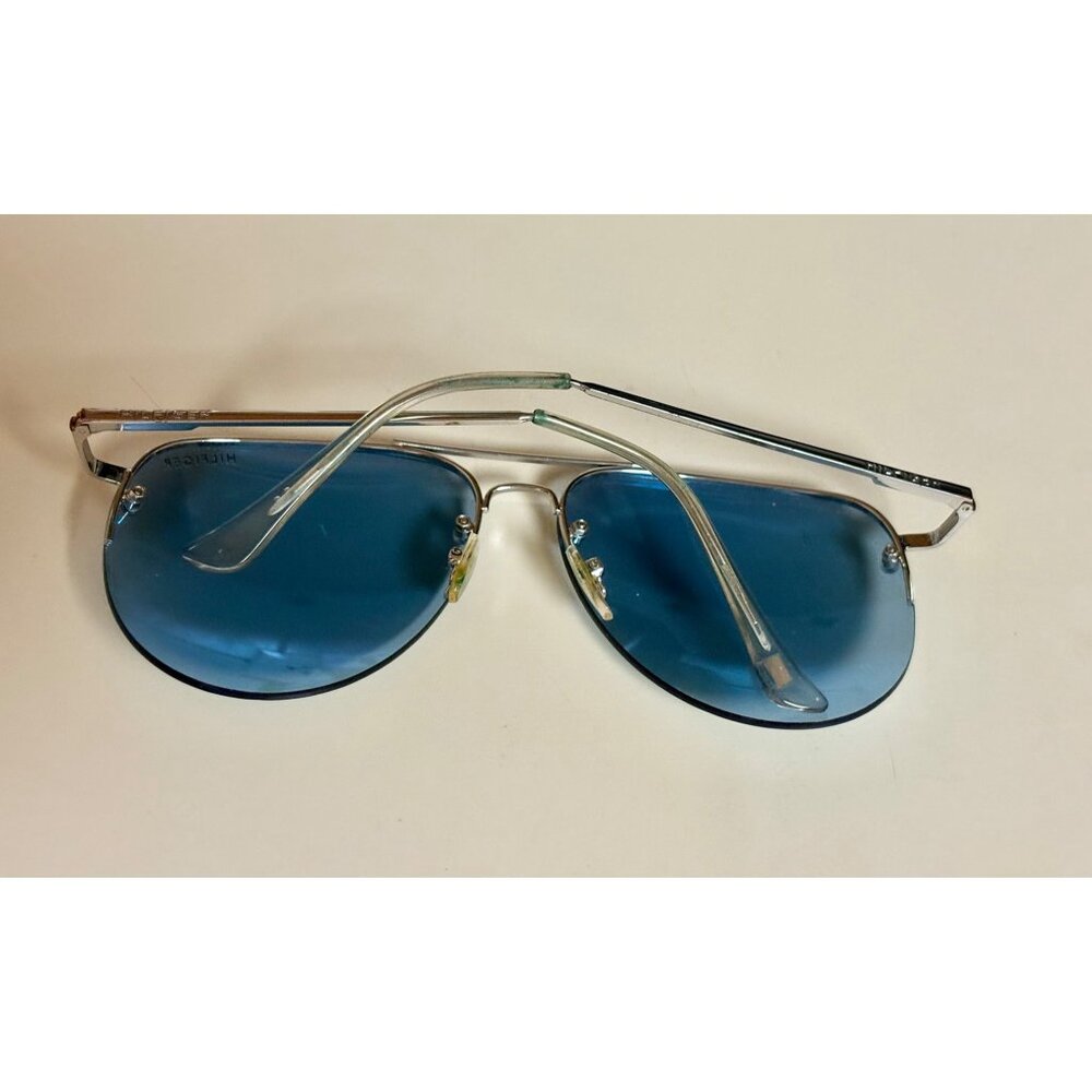 Tommy Hilfiger Barbie Aviator Sunglasses With Silver Frame Blue Tinted Lenses - Picture 5 of 8